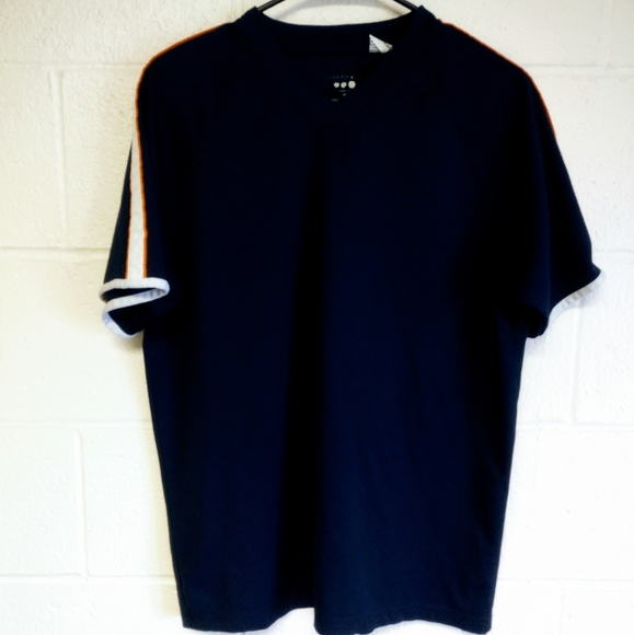 Blue jersey athletic t-shirt men's medium - Picture 2 of 6